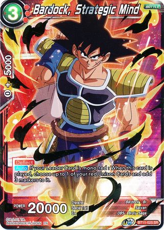 Bardock, Strategic Mind (BT11-025) [Vermilion Bloodline] | Shuffle n Cut Hobbies & Games