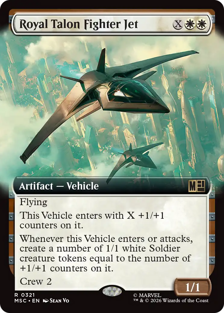 Royal Talon Fighter Jet (Extended Art) [Marvel Super Heroes Commander] | Shuffle n Cut Hobbies & Games