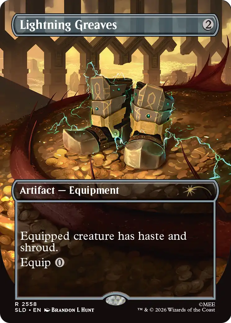 Lightning Greaves (2558) [Secret Lair Drop Series] | Shuffle n Cut Hobbies & Games