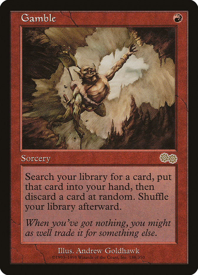 Gamble [Urza's Saga] | Shuffle n Cut Hobbies & Games