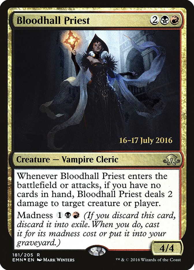 Bloodhall Priest [Eldritch Moon Prerelease Promos] | Shuffle n Cut Hobbies & Games