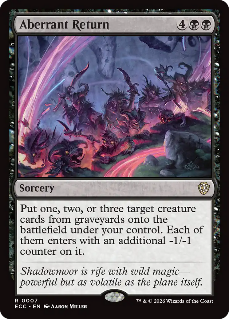 Aberrant Return [Lorwyn Eclipsed Commander] | Shuffle n Cut Hobbies & Games