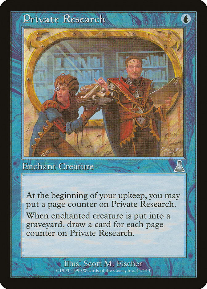 Private Research [Urza's Destiny] | Shuffle n Cut Hobbies & Games
