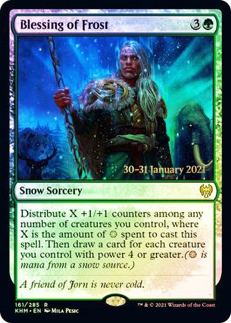 Blessing of Frost [Kaldheim Prerelease Promos] | Shuffle n Cut Hobbies & Games