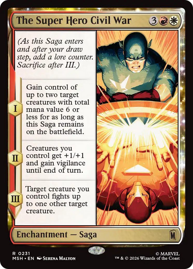 The Super Hero Civil War [Marvel Super Heroes] | Shuffle n Cut Hobbies & Games