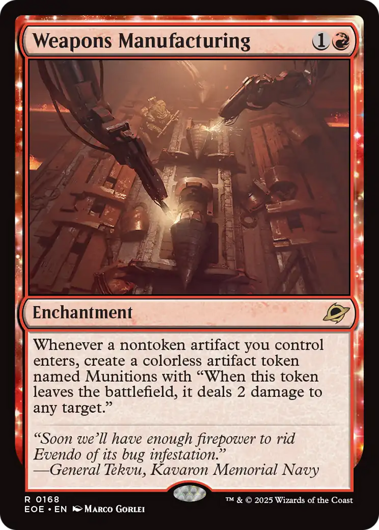 Weapons Manufacturing [Edge of Eternities] | Shuffle n Cut Hobbies & Games