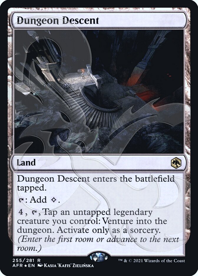 Dungeon Descent (Ampersand Promo) [Dungeons & Dragons: Adventures in the Forgotten Realms Promos] | Shuffle n Cut Hobbies & Games