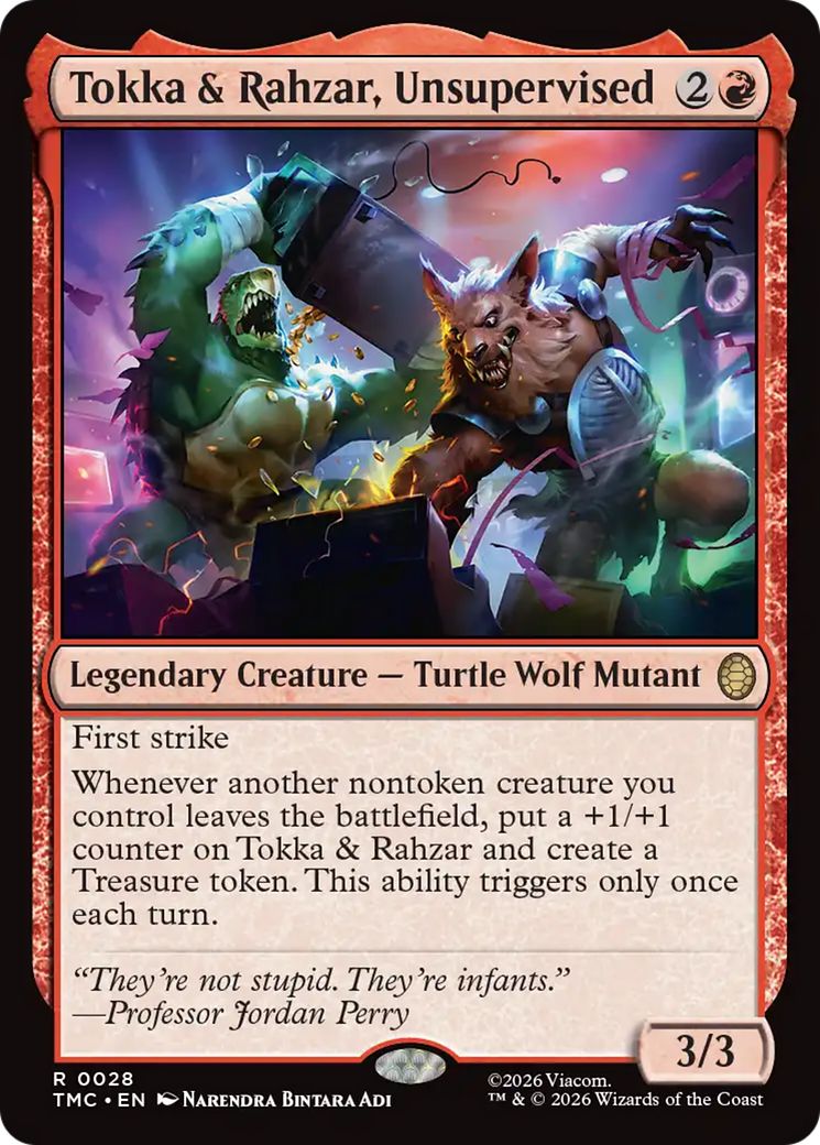 Tokka & Rahzar, Unsupervised [Teenage Mutant Ninja Turtles Commander] | Shuffle n Cut Hobbies & Games