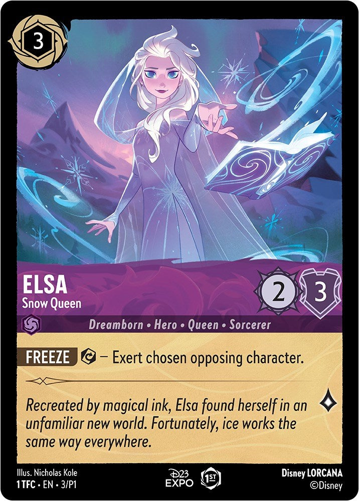 Elsa (3) [D23 Promos] | Shuffle n Cut Hobbies & Games