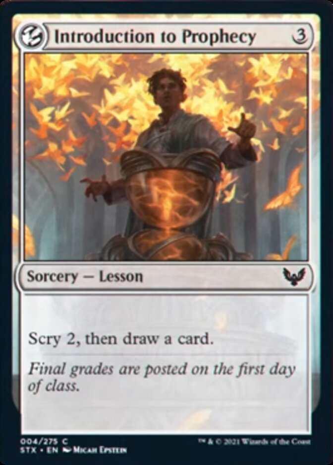 Introduction to Prophecy [Strixhaven: School of Mages] | Shuffle n Cut Hobbies & Games