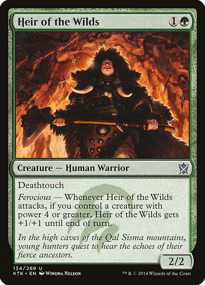 Heir of the Wilds [Khans of Tarkir] | Shuffle n Cut Hobbies & Games