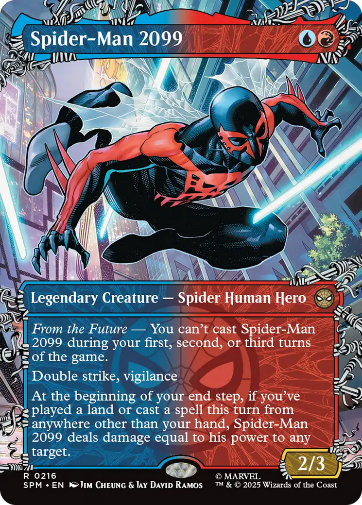 Spider-Man 2099 (0216) (Borderless) [Marvel's Spider-Man] | Shuffle n Cut Hobbies & Games