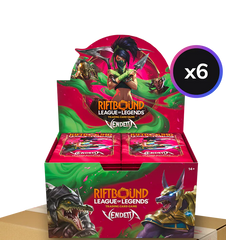 Riftbound: League of Legends TCG – Vendetta Booster Case (July 31, 2026) ($50 Discount if Paid Via Bank Deposit or Instore) | Shuffle n Cut Hobbies & Games