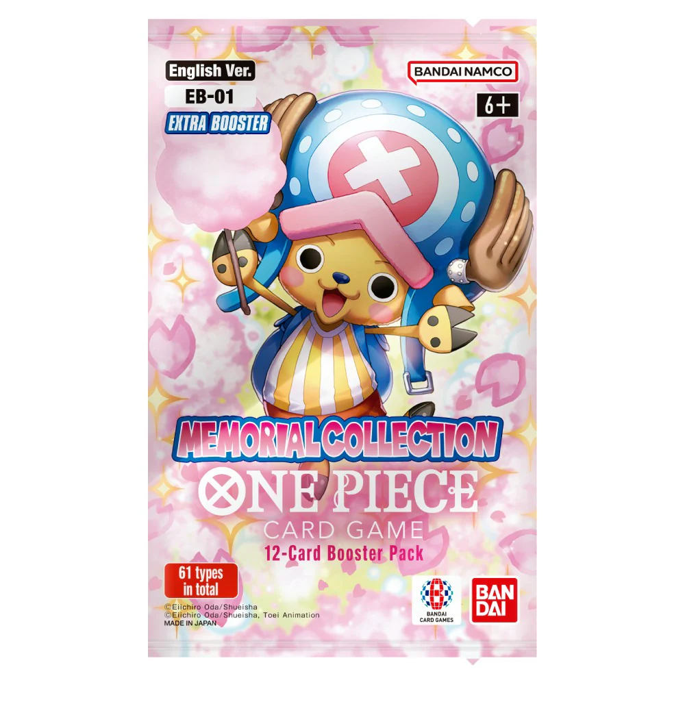 One Piece TCG Booster Pack EB-01 - Memorial Collection | Shuffle n Cut Hobbies & Games