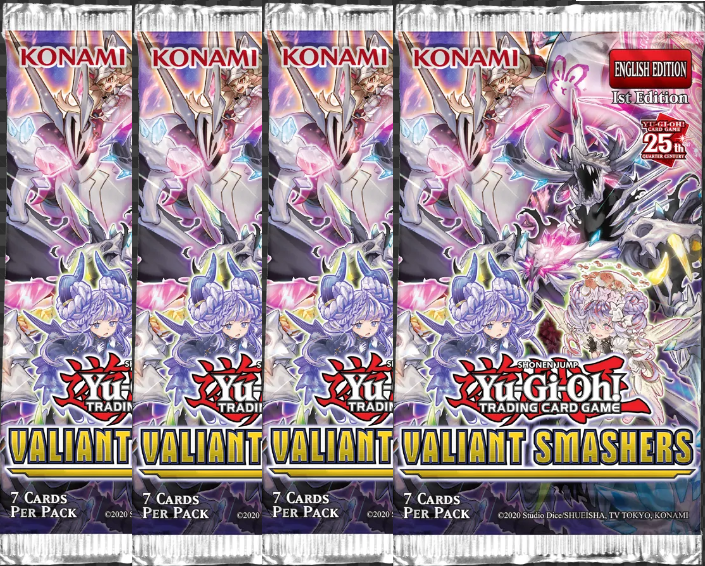 Valiant Smashers - Booster Pack (1st Edition) x 4 | Shuffle n Cut Hobbies & Games