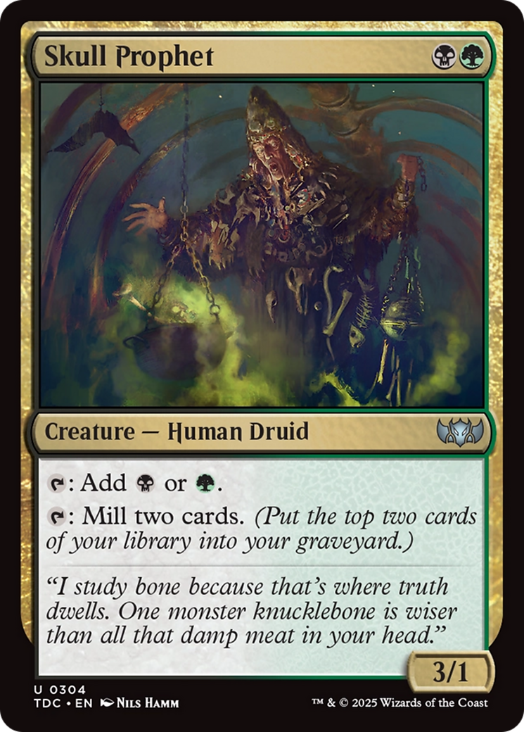 Skull Prophet [Tarkir: Dragonstorm Commander] | Shuffle n Cut Hobbies & Games