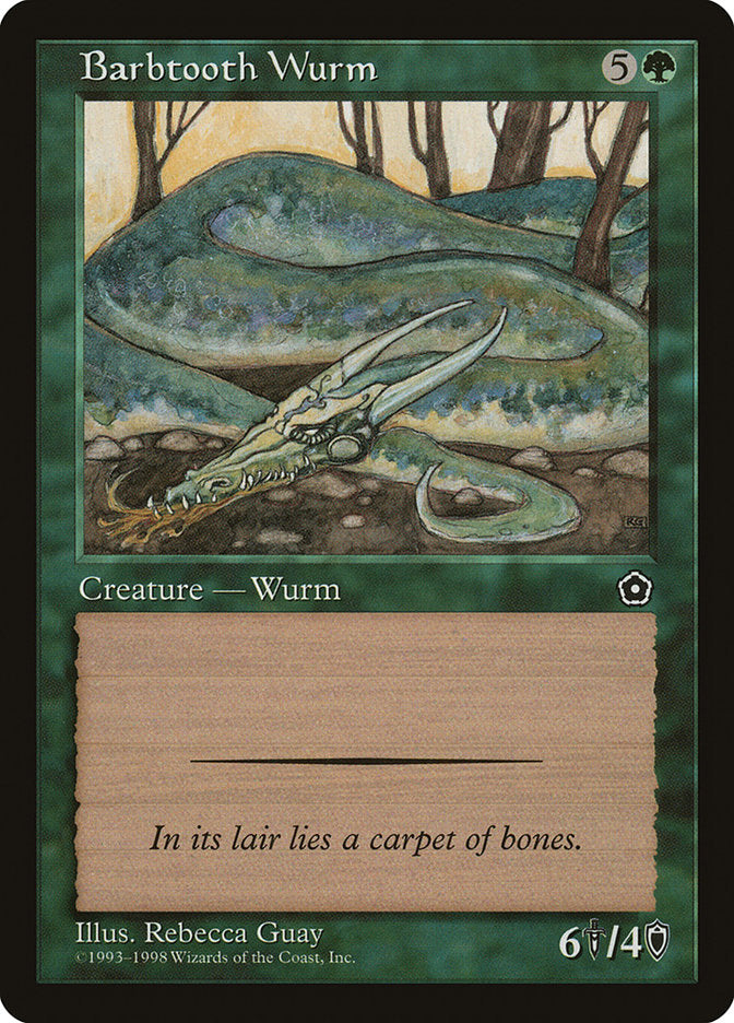 Barbtooth Wurm [Portal Second Age] | Shuffle n Cut Hobbies & Games