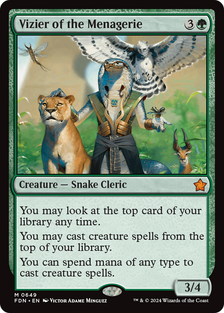Vizier of the Menagerie [Foundations] | Shuffle n Cut Hobbies & Games