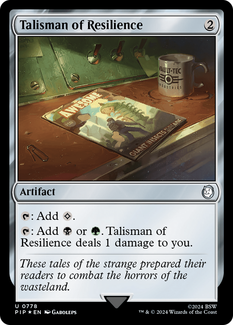 Talisman of Resilience (Surge Foil) [Fallout] | Shuffle n Cut Hobbies & Games