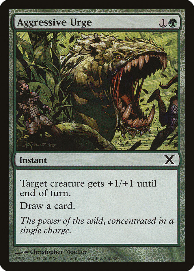 Aggressive Urge [Tenth Edition] | Shuffle n Cut Hobbies & Games