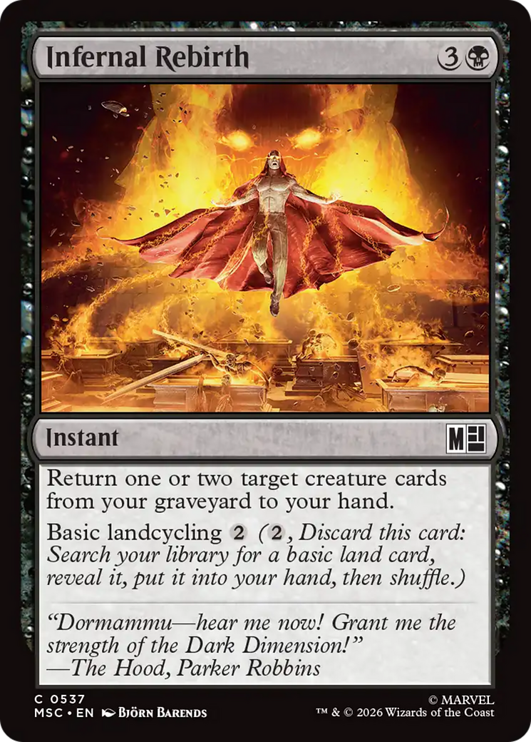 Infernal Rebirth [Marvel Super Heroes Commander] | Shuffle n Cut Hobbies & Games