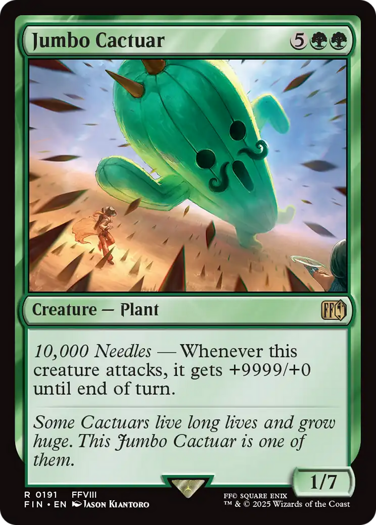 Jumbo Cactuar [FINAL FANTASY] | Shuffle n Cut Hobbies & Games