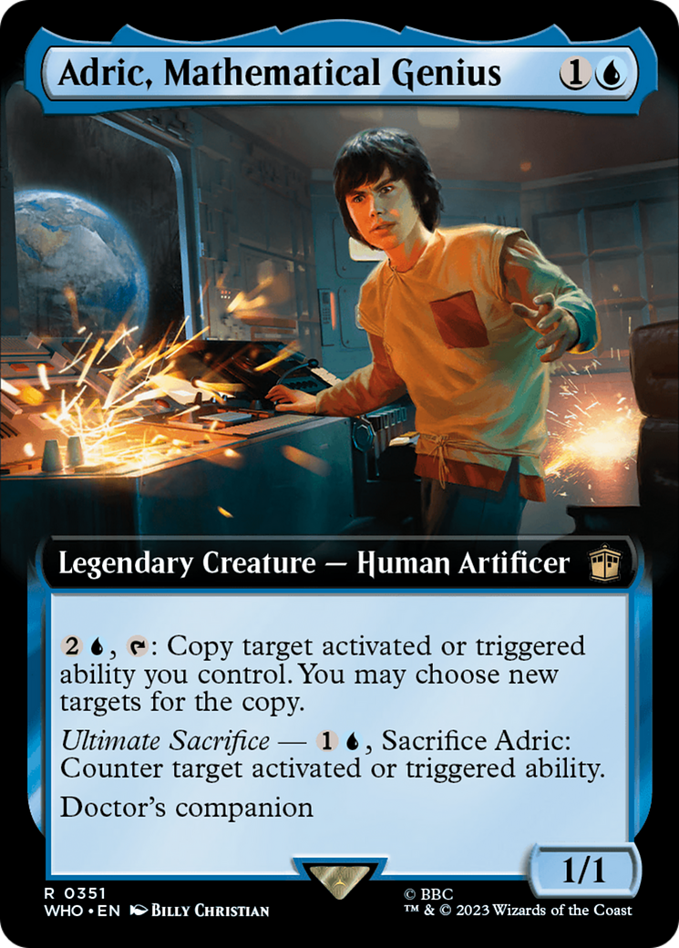 Adric, Mathematical Genius (Extended Art) [Doctor Who] | Shuffle n Cut Hobbies & Games