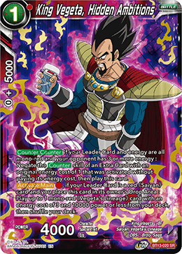 King Vegeta, Hidden Ambitions (BT13-020) [Supreme Rivalry] | Shuffle n Cut Hobbies & Games