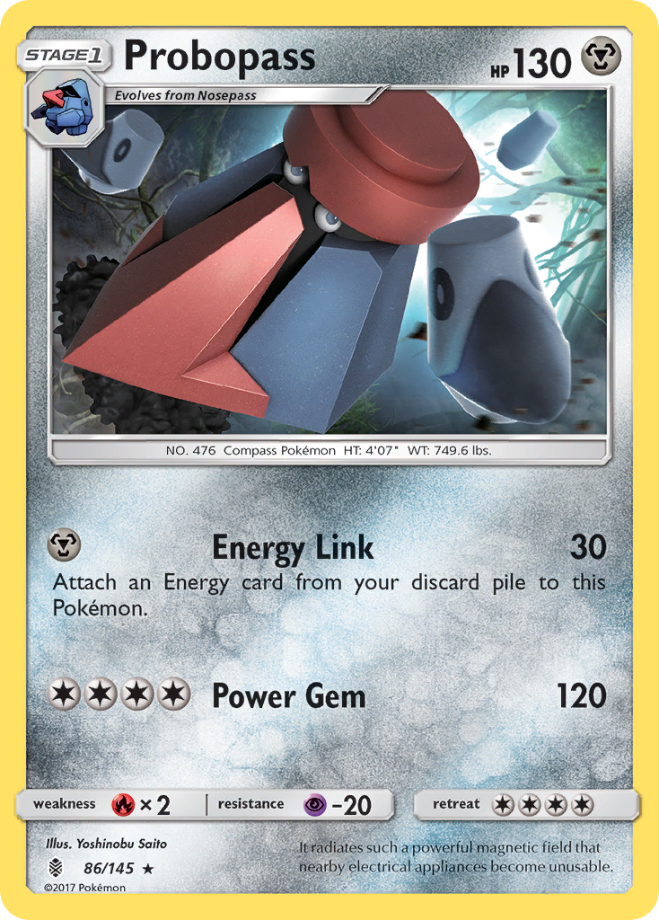 Probopass (86/145) [Sun & Moon: Guardians Rising] | Shuffle n Cut Hobbies & Games
