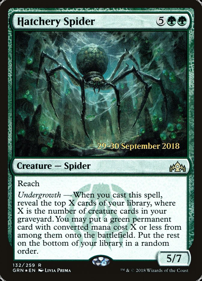 Hatchery Spider [Guilds of Ravnica Prerelease Promos] | Shuffle n Cut Hobbies & Games