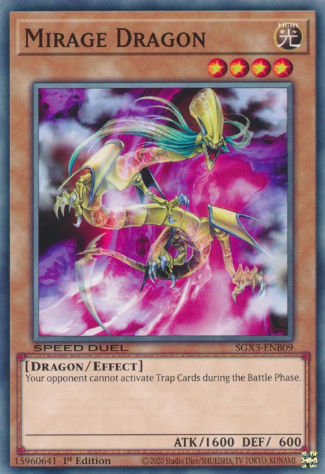 Mirage Dragon [SGX3-ENB09] Common | Shuffle n Cut Hobbies & Games
