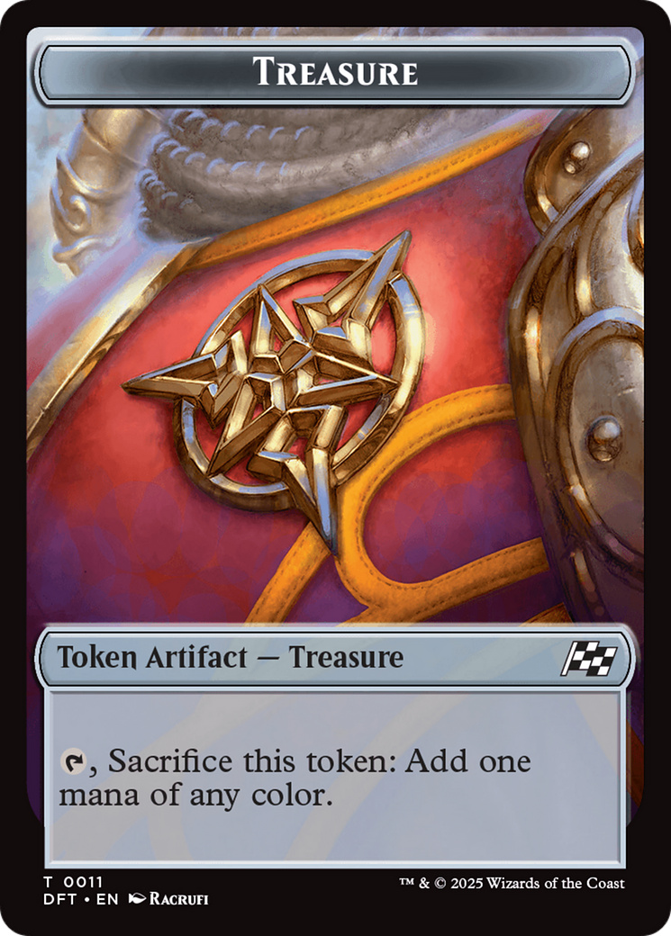 Thopter (0009) // Treasure Double-Sided Token [Aetherdrift Tokens] | Shuffle n Cut Hobbies & Games
