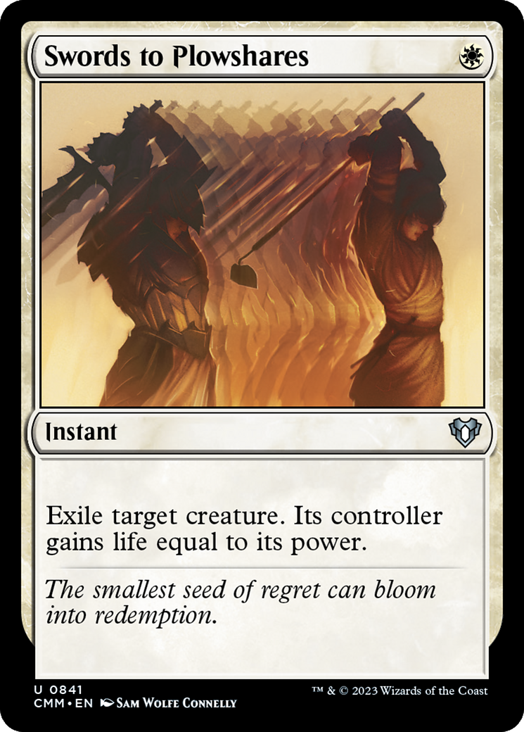 Swords to Plowshares [Commander Masters] | Shuffle n Cut Hobbies & Games