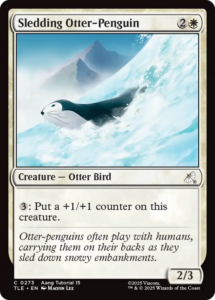 Sledding Otter-Penguin (0273) [Avatar: The Last Airbender: Eternal-Legal] | Shuffle n Cut Hobbies & Games