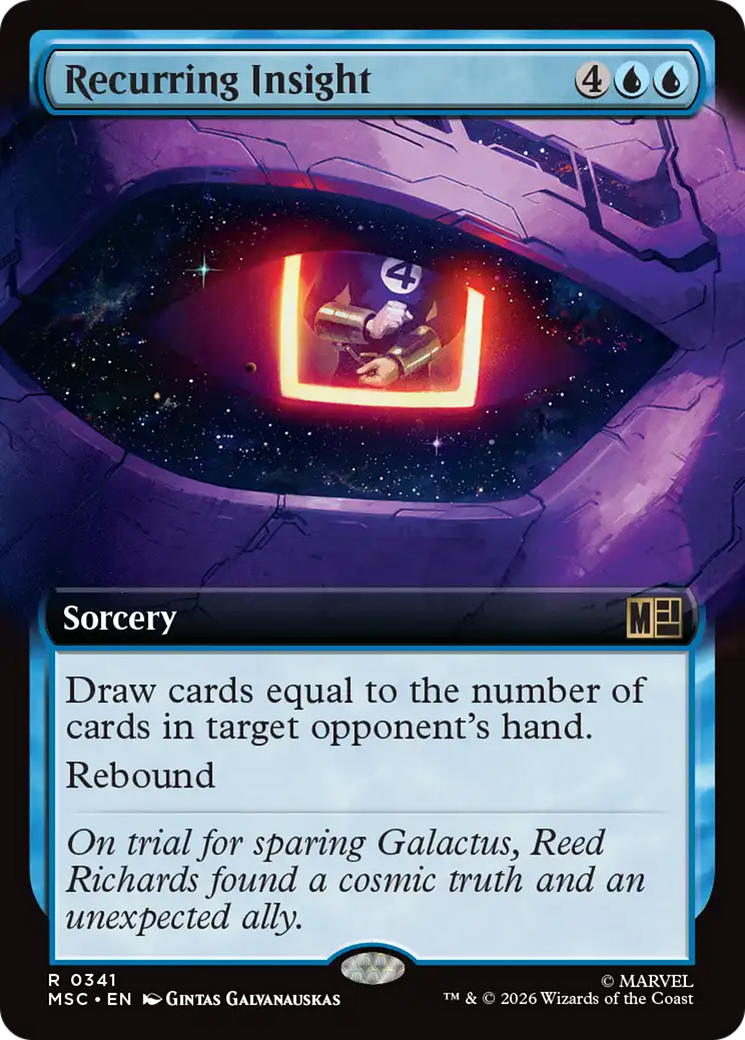 Recurring Insight (Extended Art) [Marvel Super Heroes Commander] | Shuffle n Cut Hobbies & Games