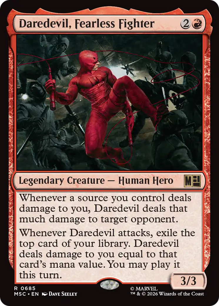 Daredevil, Fearless Fighter [Marvel Super Heroes Commander] | Shuffle n Cut Hobbies & Games