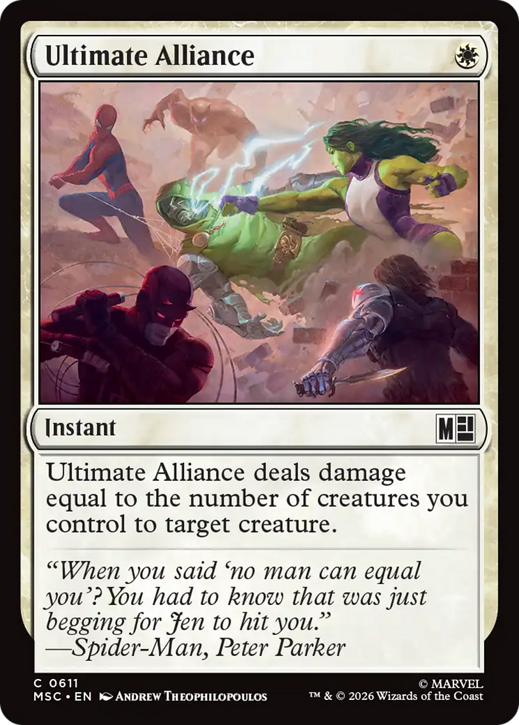 Ultimate Alliance [Marvel Super Heroes Commander] | Shuffle n Cut Hobbies & Games