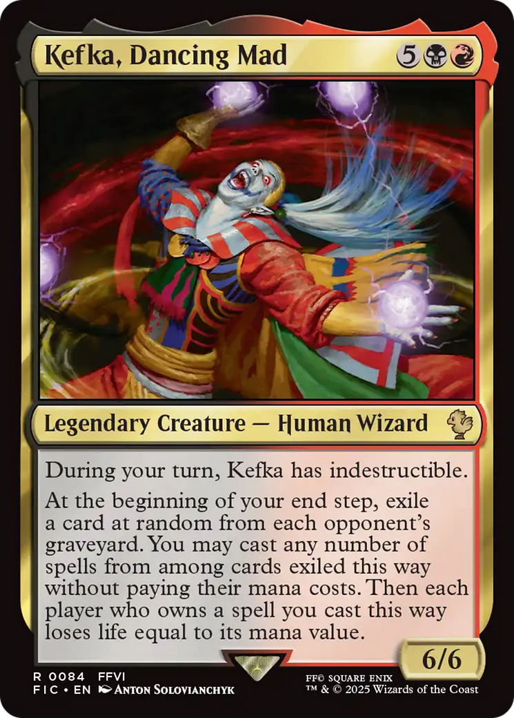 Kefka, Dancing Mad [FINAL FANTASY Commander] | Shuffle n Cut Hobbies & Games