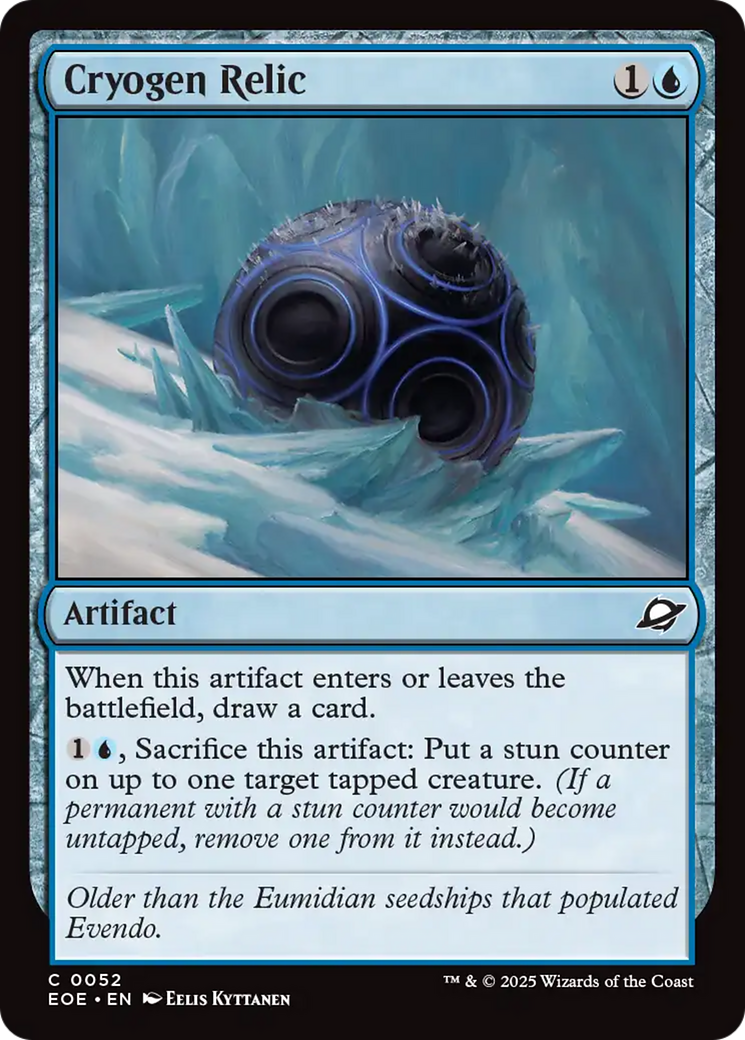 Cryogen Relic [Edge of Eternities] | Shuffle n Cut Hobbies & Games