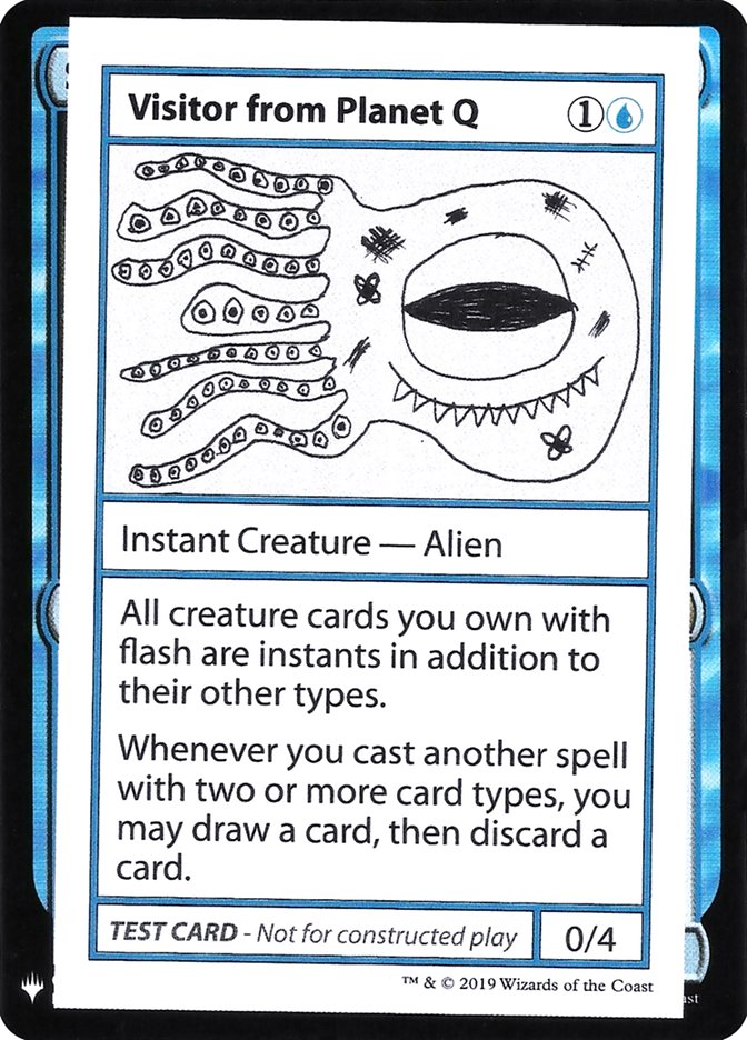 Visitor from Planet Q [Mystery Booster Playtest Cards] | Shuffle n Cut Hobbies & Games