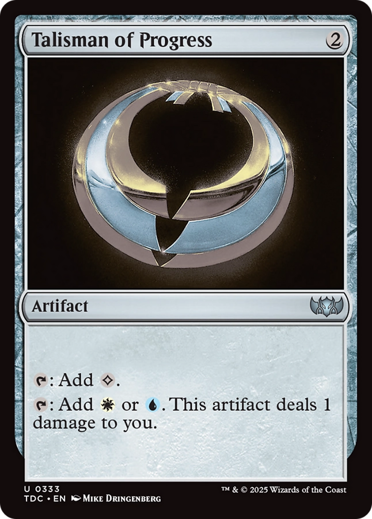 Talisman of Progress [Tarkir: Dragonstorm Commander] | Shuffle n Cut Hobbies & Games