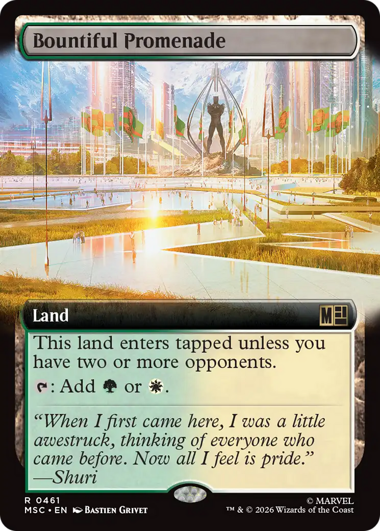 Bountiful Promenade (Extended Art) [Marvel Super Heroes Commander] | Shuffle n Cut Hobbies & Games