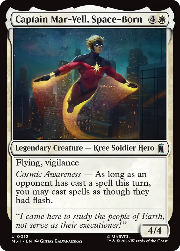 Captain Mar-Vell, Space-Born [Marvel Super Heroes] | Shuffle n Cut Hobbies & Games