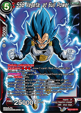 SSB Vegeta, at Full Power (Rare) (BT13-021) [Supreme Rivalry] | Shuffle n Cut Hobbies & Games
