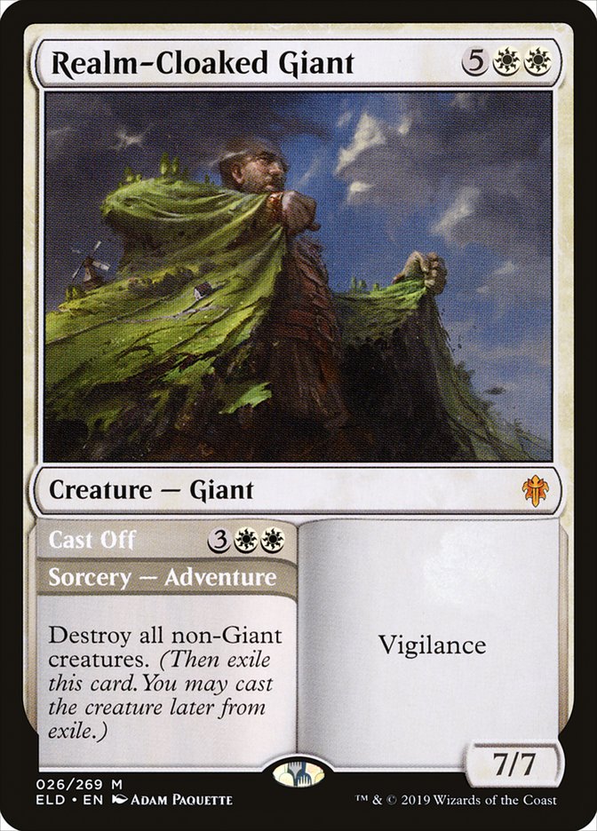 Realm-Cloaked Giant // Cast Off [Throne of Eldraine] | Shuffle n Cut Hobbies & Games