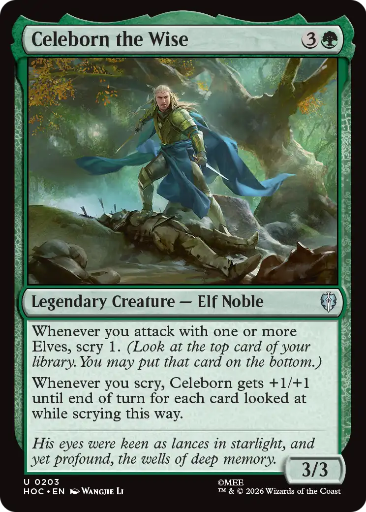 Celeborn the Wise [The Hobbit: Eternal-Legal] | Shuffle n Cut Hobbies & Games
