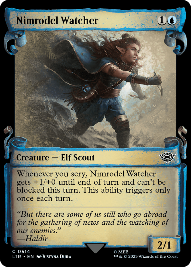 Nimrodel Watcher [The Lord of the Rings: Tales of Middle-Earth Showcase Scrolls] | Shuffle n Cut Hobbies & Games