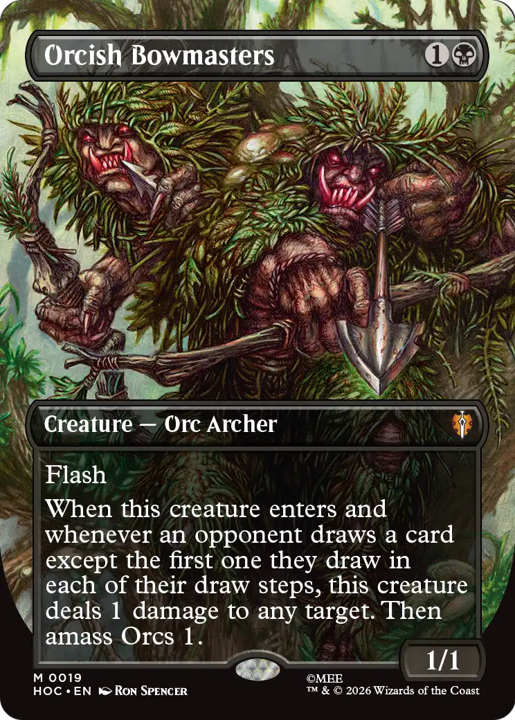 Orcish Bowmasters (Borderless) [The Hobbit: Eternal-Legal] | Shuffle n Cut Hobbies & Games