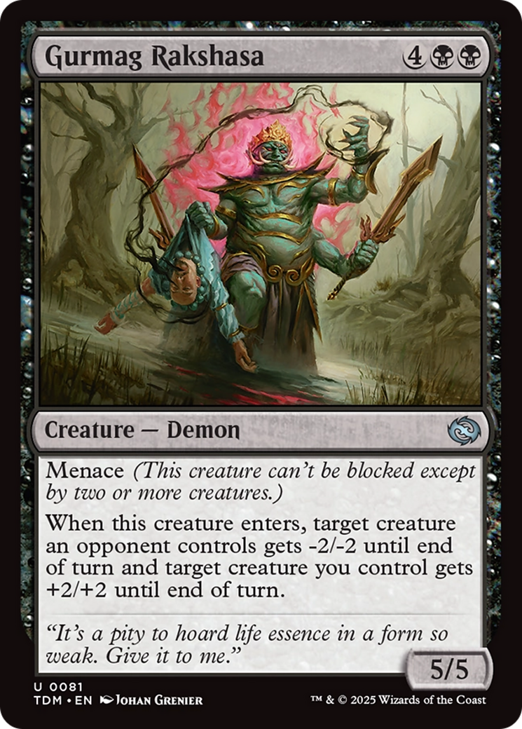 Gurmag Rakshasa [Tarkir: Dragonstorm] | Shuffle n Cut Hobbies & Games