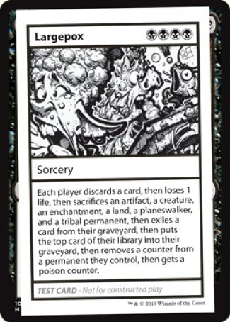 Largepox (2021 Edition) [Mystery Booster Playtest Cards] | Shuffle n Cut Hobbies & Games
